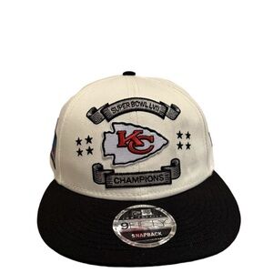 Kansas City Chiefs Super Bowl LVII Champions New Era 9FIFTY Snapback Hat NFL Cap